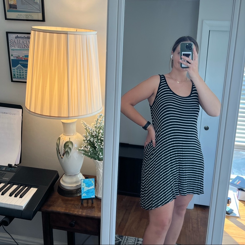 Casual Striped Summer Dress